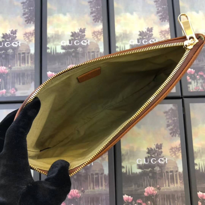 Gucci Canvas Vintage Web Pouch 449479-8