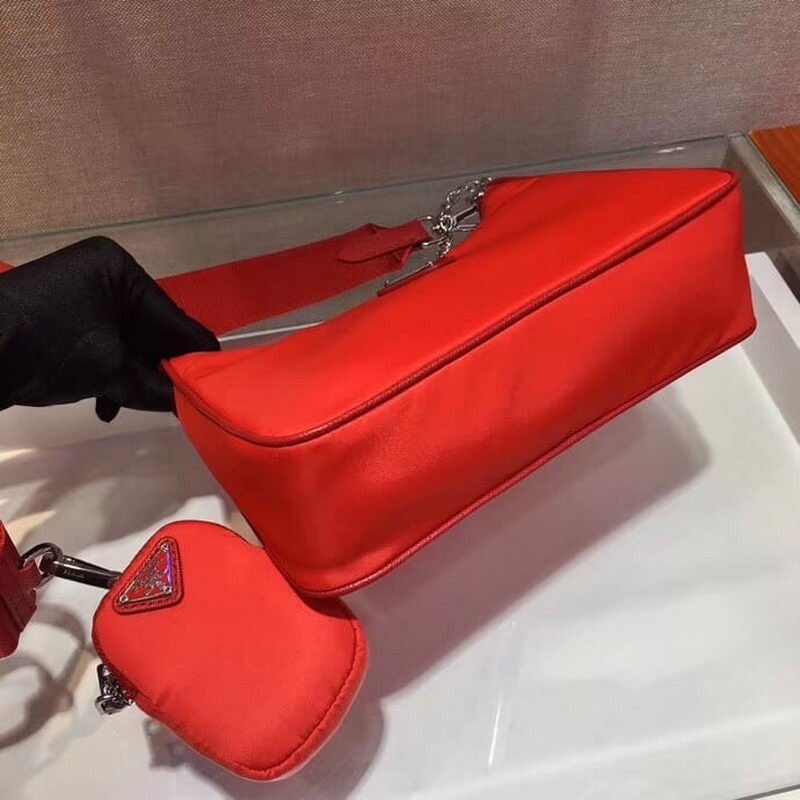 Bolsa Multi-Pochette de Nylon de reedición de Prada 1BH204-6