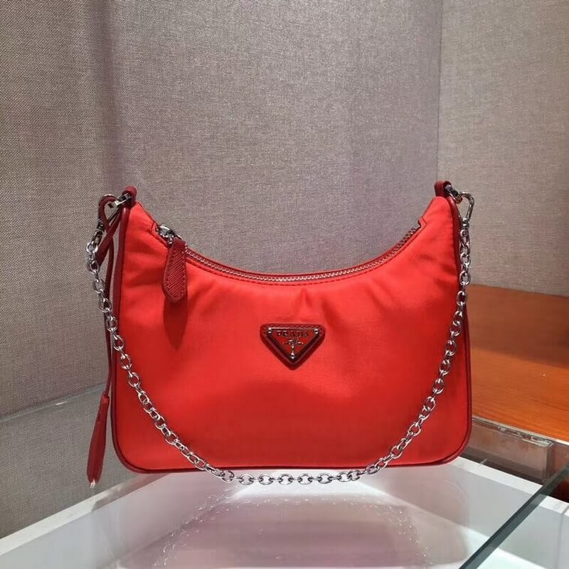 Bolsa Multi-Pochette de Nylon de reedición de Prada 1BH204-11