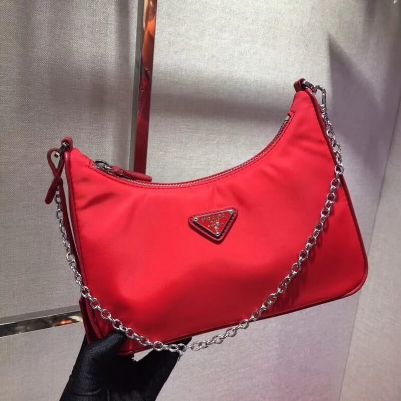 Bolsa Multi-Pochette de Nylon de reedición de Prada 1BH204-12