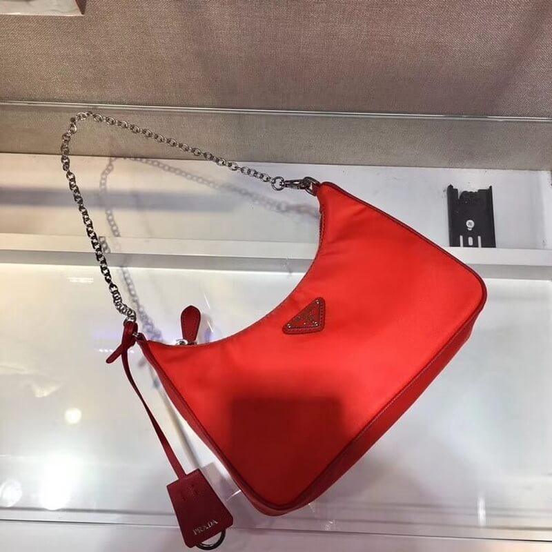 Bolsa Multi-Pochette de Nylon de reedición de Prada 1BH204-13