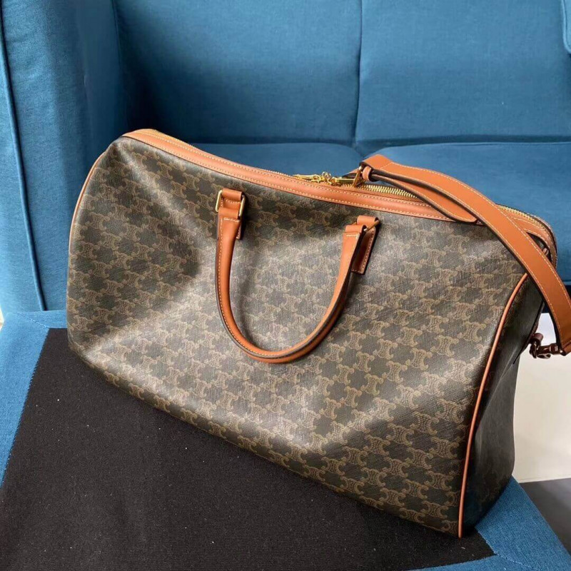 Bolsa de viaje grande de Celine en Canvas Triomphe 191472-3