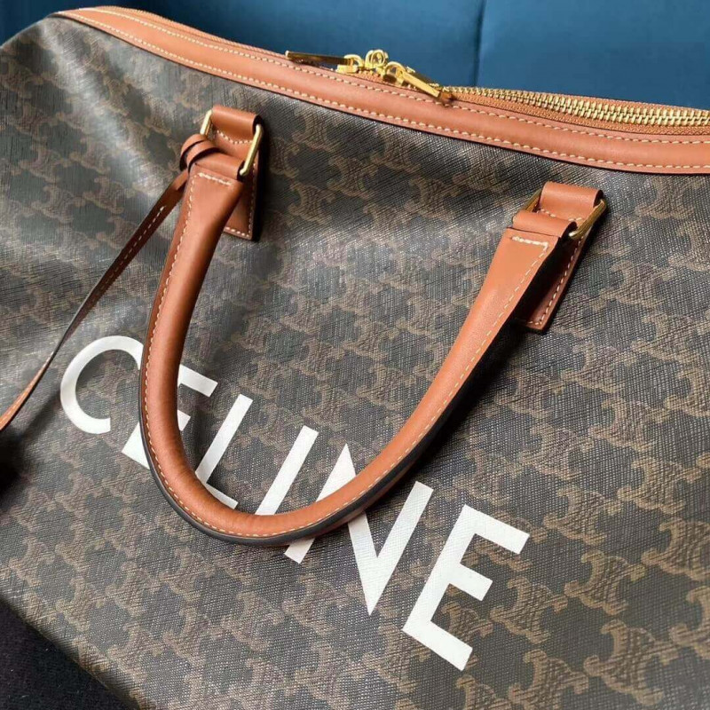 Bolsa de viaje grande de Celine en Canvas Triomphe 191472-5