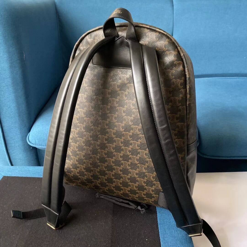 mochila media de Celine en lienzo triunfo 188382-3