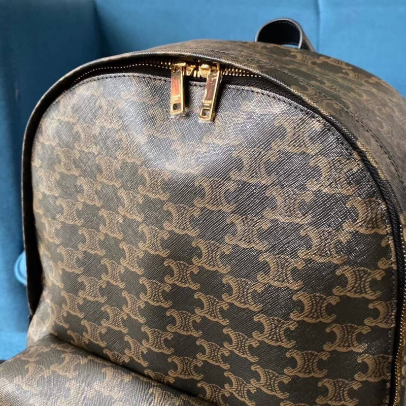 mochila media de Celine en lienzo triunfo 188382-4