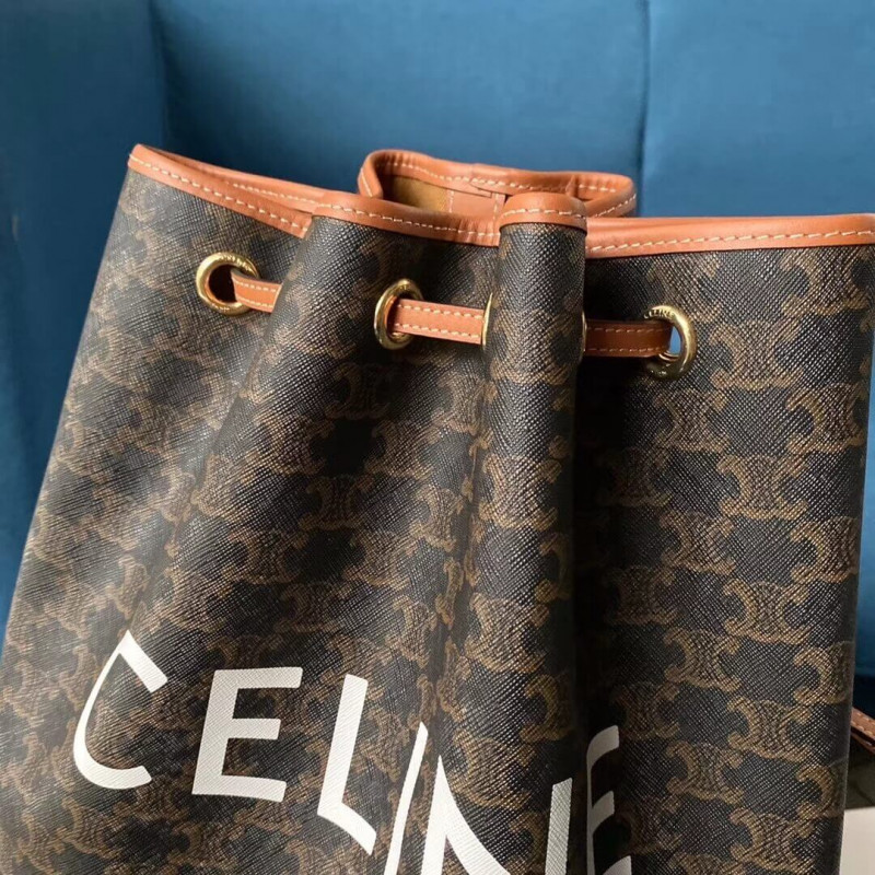 Bolsa de marinero mediano Celine en lienzo triunfo 191532-1
