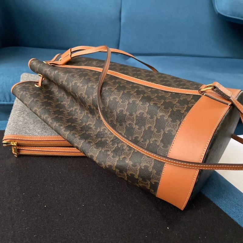 Bolsa de marinero mediano Celine en lienzo triunfo 191532-4