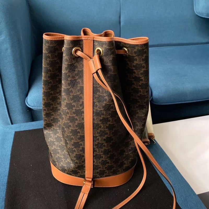 Bolsa de marinero mediano Celine en lienzo triunfo 191532-5