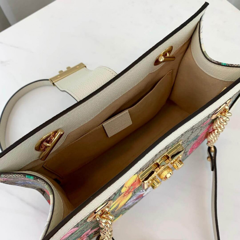 Gucci Landlock GG Flora Bolsa de hombro pequeño 498156-9
