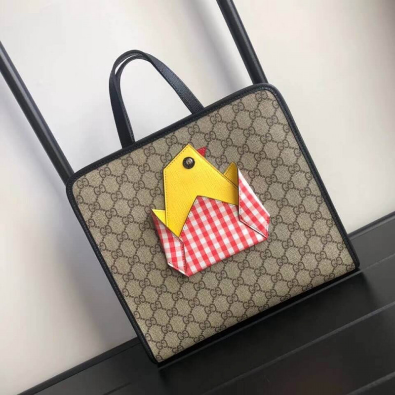 Gucci GG Tote Bolsa With Chick 606192-1