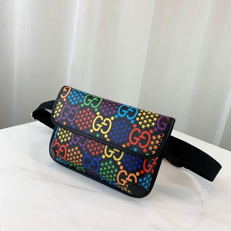 Bolsa de cinturón psicodélico Gucci GG 598113-3