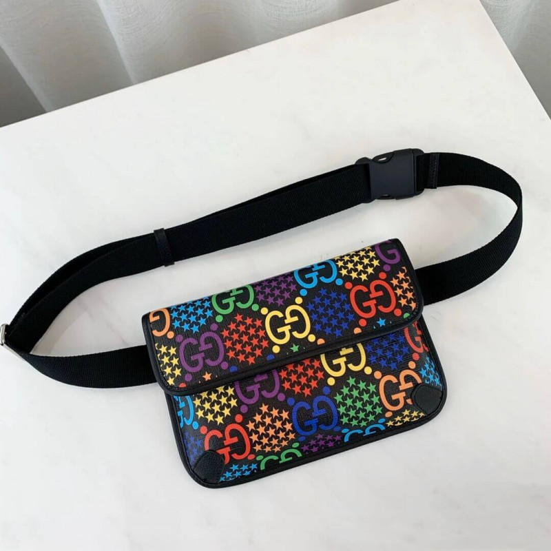 Bolsa de cinturón psicodélico Gucci GG 598113-5