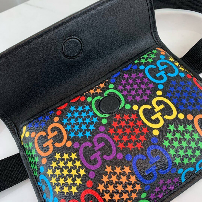 Bolsa de cinturón psicodélico Gucci GG 598113-6