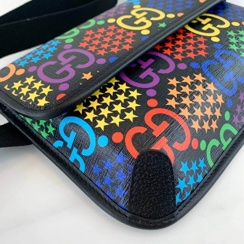 Bolsa de cinturón psicodélico Gucci GG 598113-7