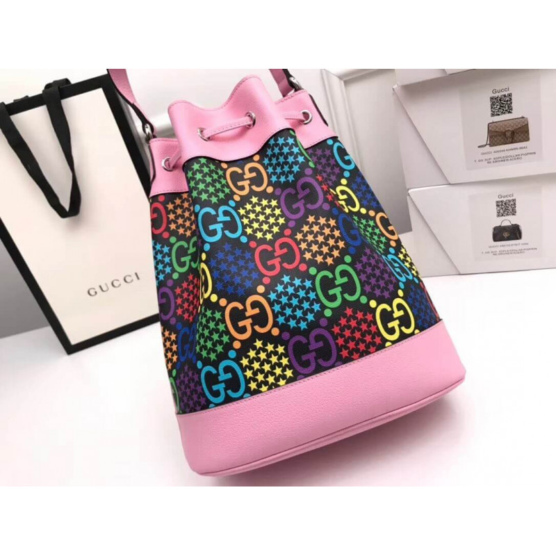 Gucci GG Psychedelic Bucket Bolsa 598149-2