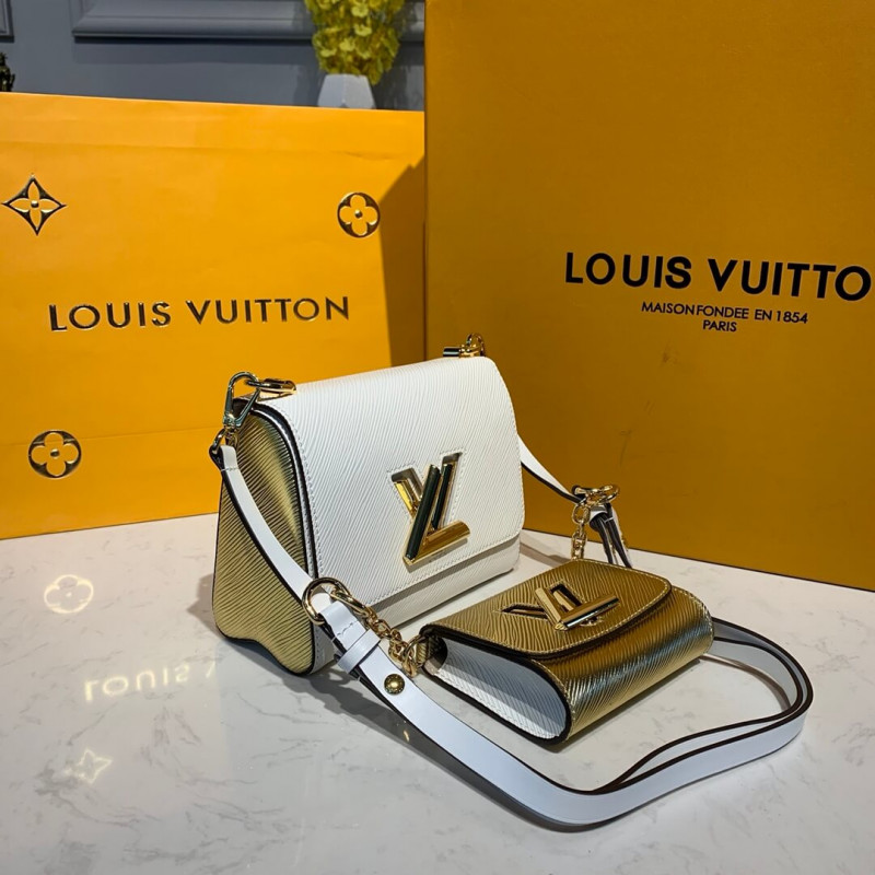 Louis Vuitton Twist PM y Twisty M55685 White/Gold-2