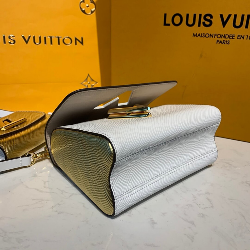 Louis Vuitton Twist PM y Twisty M55685 White/Gold-13