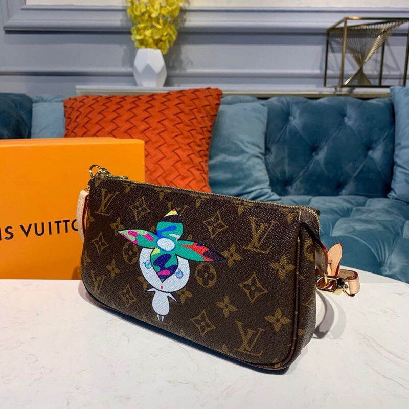 Louis Vuitton Murakami Sombrero de flores Pochette AccessOires M51980-1
