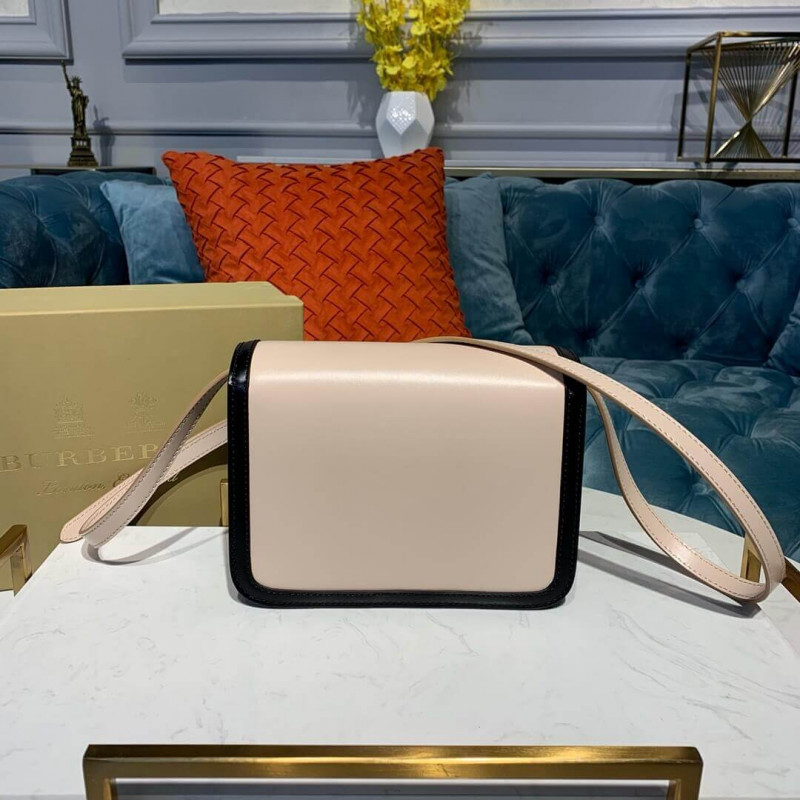 Burberry Small Two Tone Leather TB Bolsa 80134541-2
