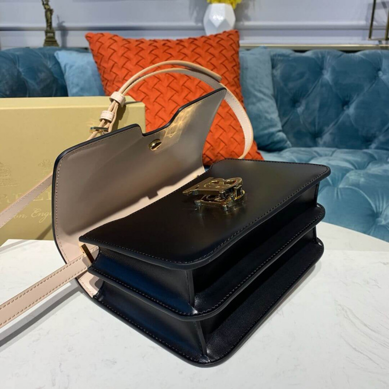 Burberry Small Two Tone Leather TB Bolsa 80134541-6