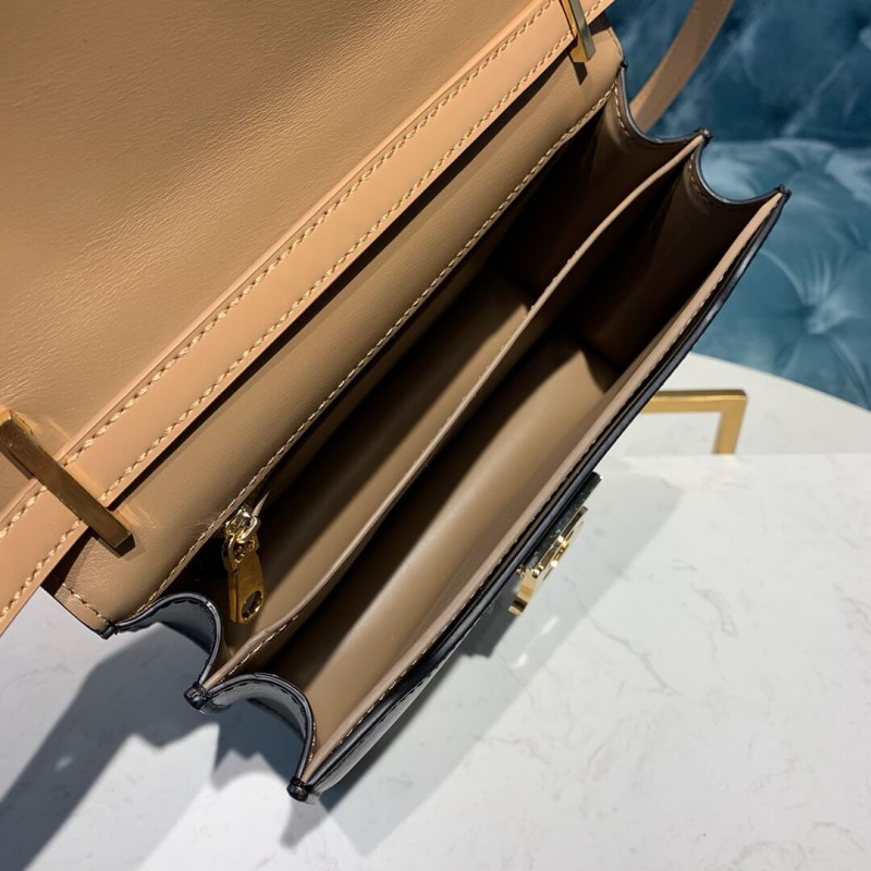 Burberry Small Two Tone Leather TB Bolsa 80134751-7