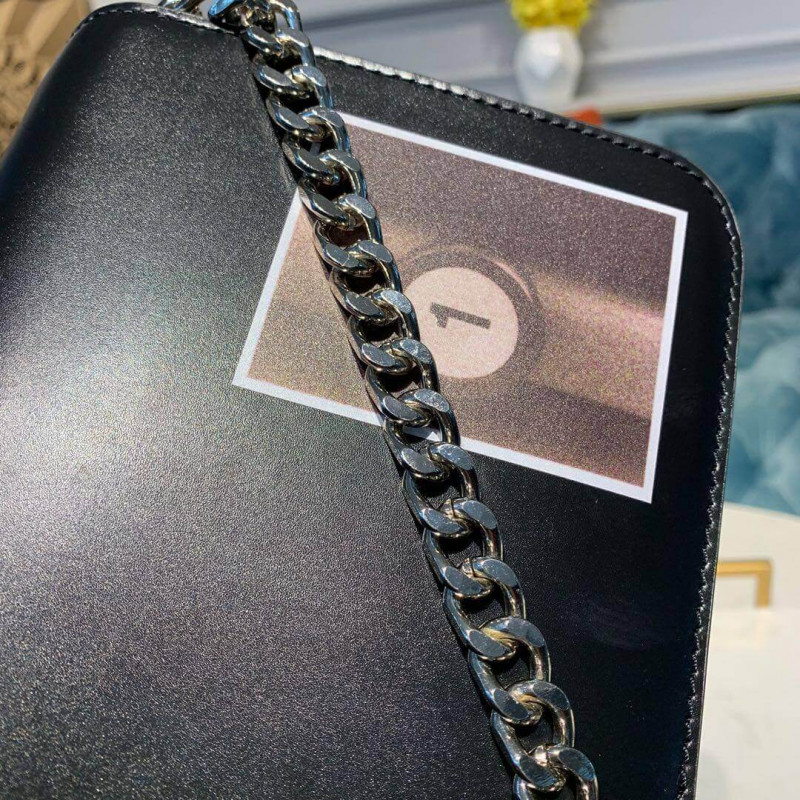 Burberry Small Montage Impresión de cuero TB Bolsa 80124671-4