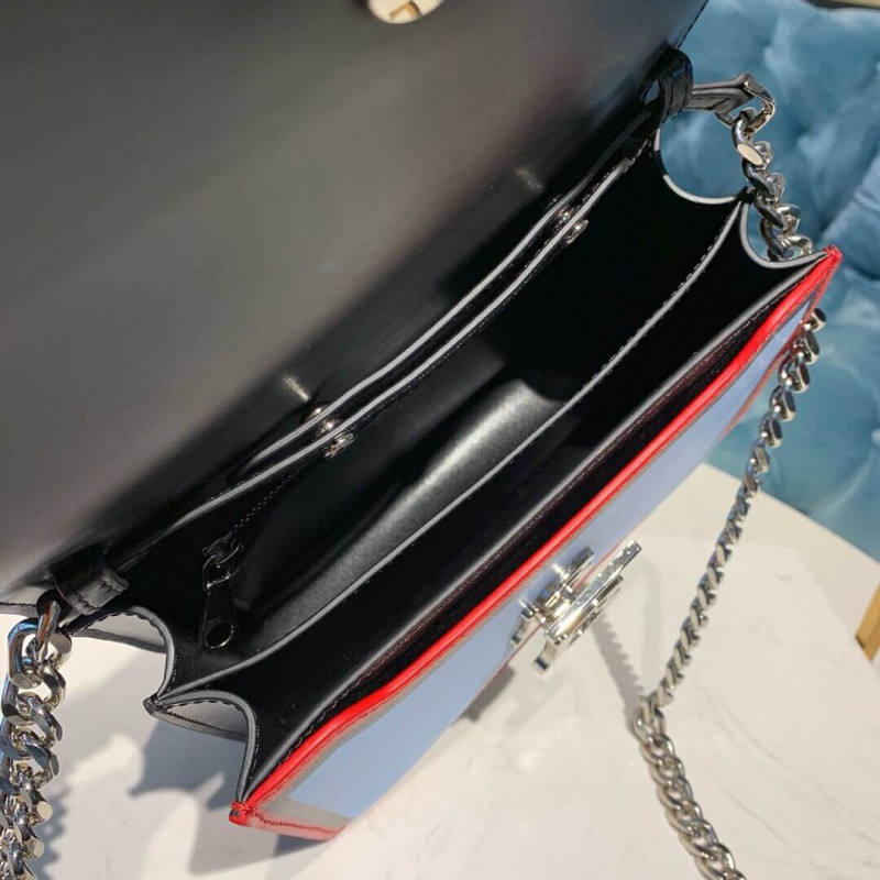 Burberry Small Pinted Edge Leather TB Bolsa 80124711-7