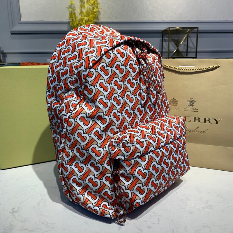 Burberry Monogram Print Nylon Mochila 80161071-1