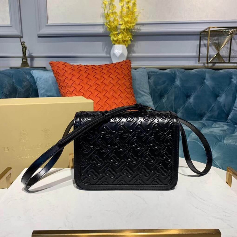 Burberry Small Monogram Leather TB Bolsa 80140871-2