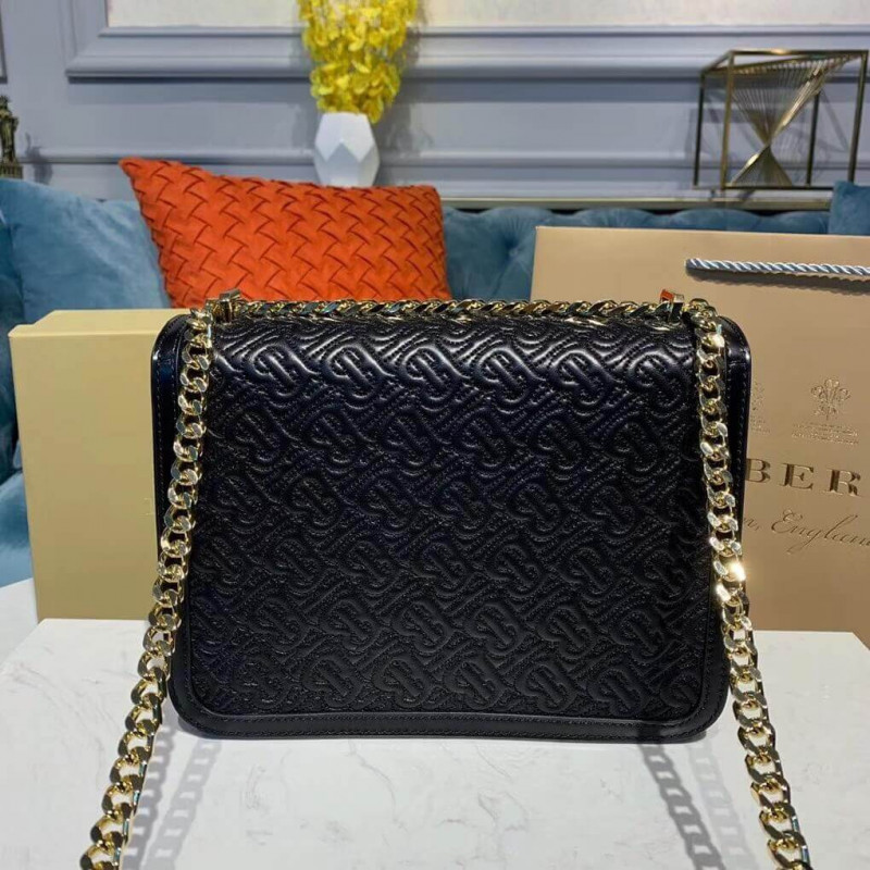 Burberry Medium Monogram Lambskin Bolsa 80149311-2