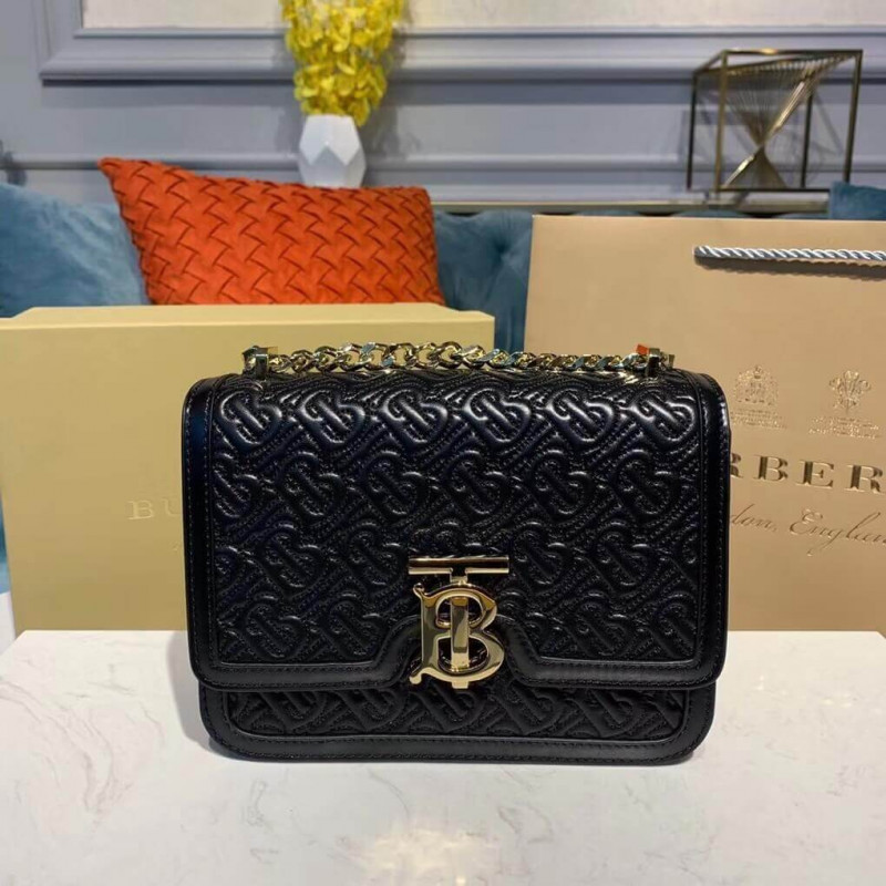 Burberry pequeño monograma acolchado Lambskin Bolsa 80149211-1