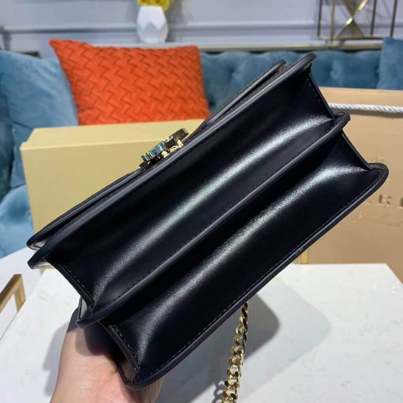 Burberry pequeño monograma acolchado Lambskin Bolsa 80149211-3
