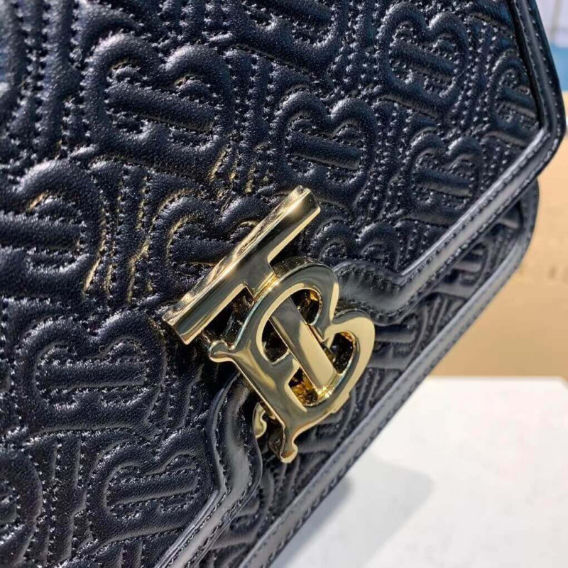 Burberry pequeño monograma acolchado Lambskin Bolsa 80149211-4