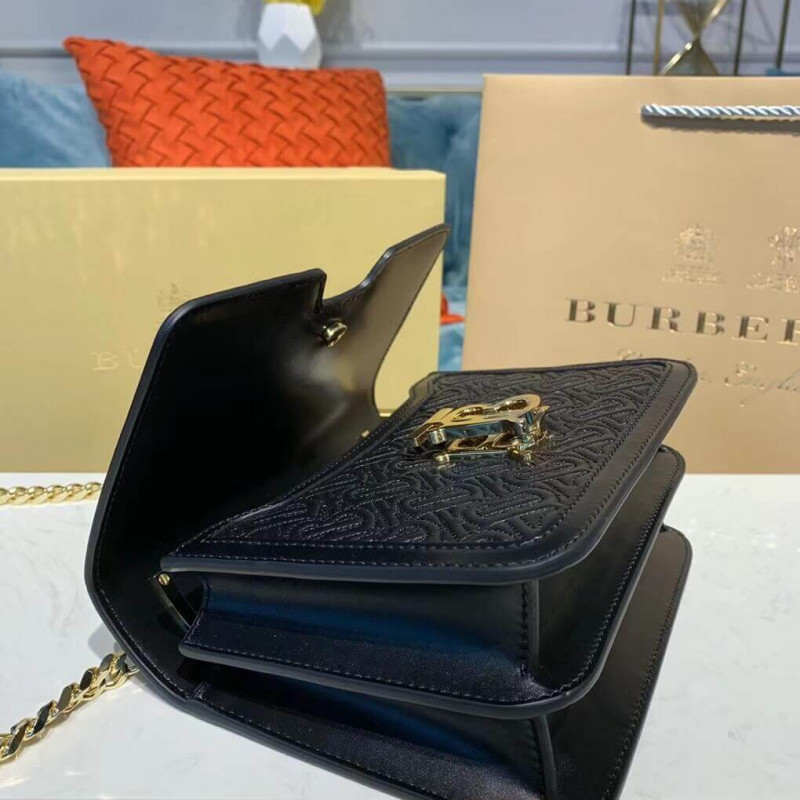 Burberry pequeño monograma acolchado Lambskin Bolsa 80149211-6