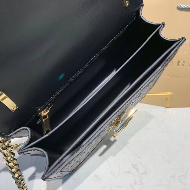 Burberry pequeño monograma acolchado Lambskin Bolsa 80149211-8