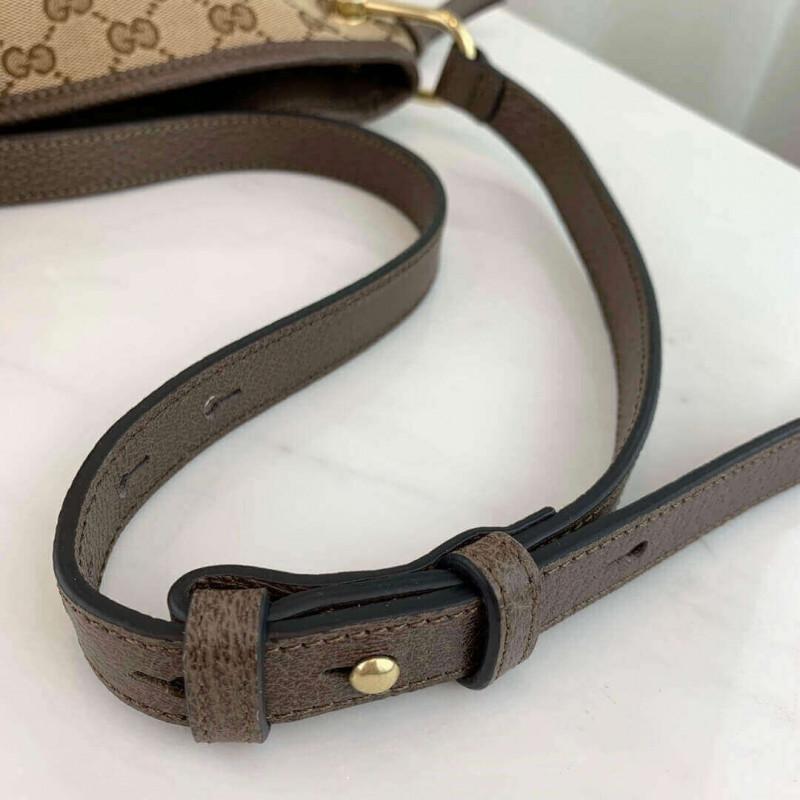 Gucci 1955 Horsebit GG Canvas Messenger Bolsa 602089-7