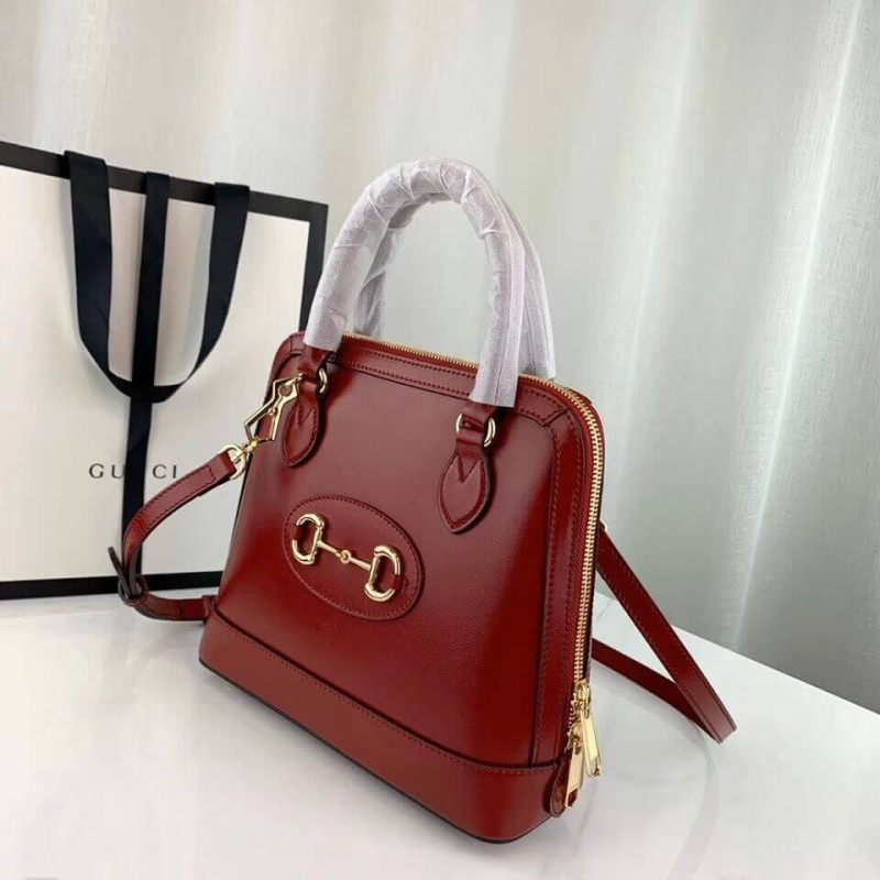 Gucci 1955 Horsebit Leather Small Tople Bolsa 621220-2