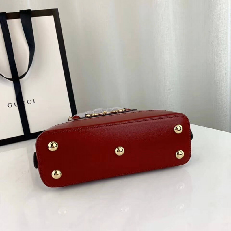 Gucci 1955 Horsebit Leather Small Tople Bolsa 621220-4
