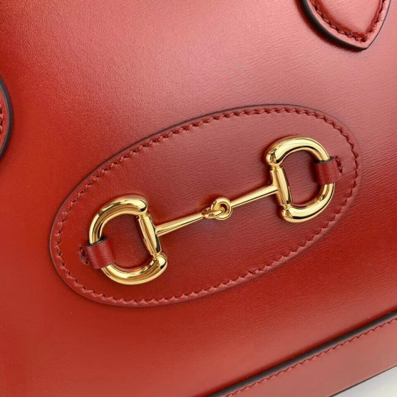 Gucci 1955 Horsebit Leather Small Tople Bolsa 621220-5