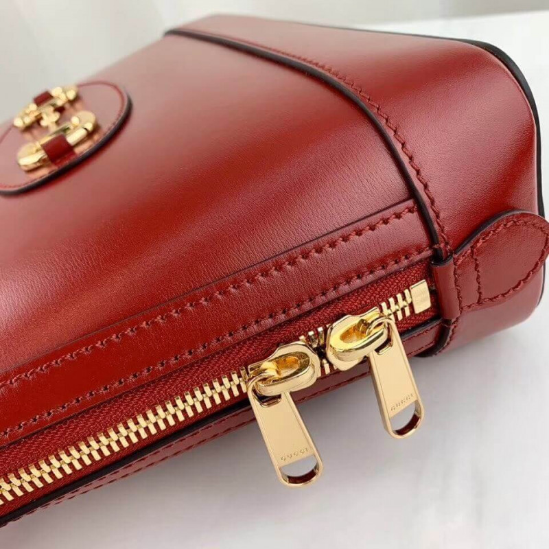Gucci 1955 Horsebit Leather Small Tople Bolsa 621220-6