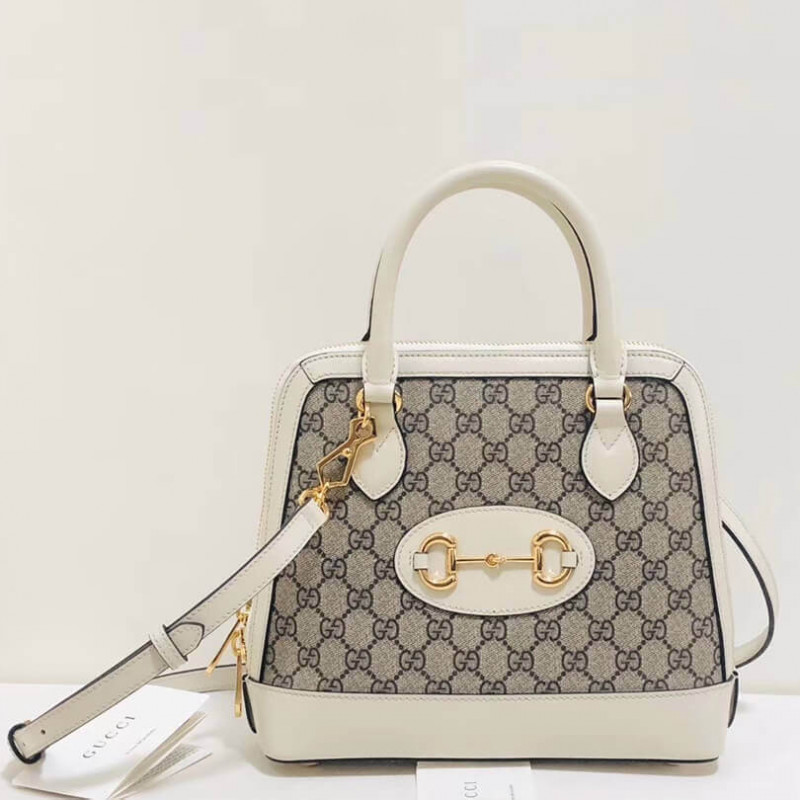 Gucci 1955 Horsebit GG Supreme Small Top Many Bolsa 621220-1