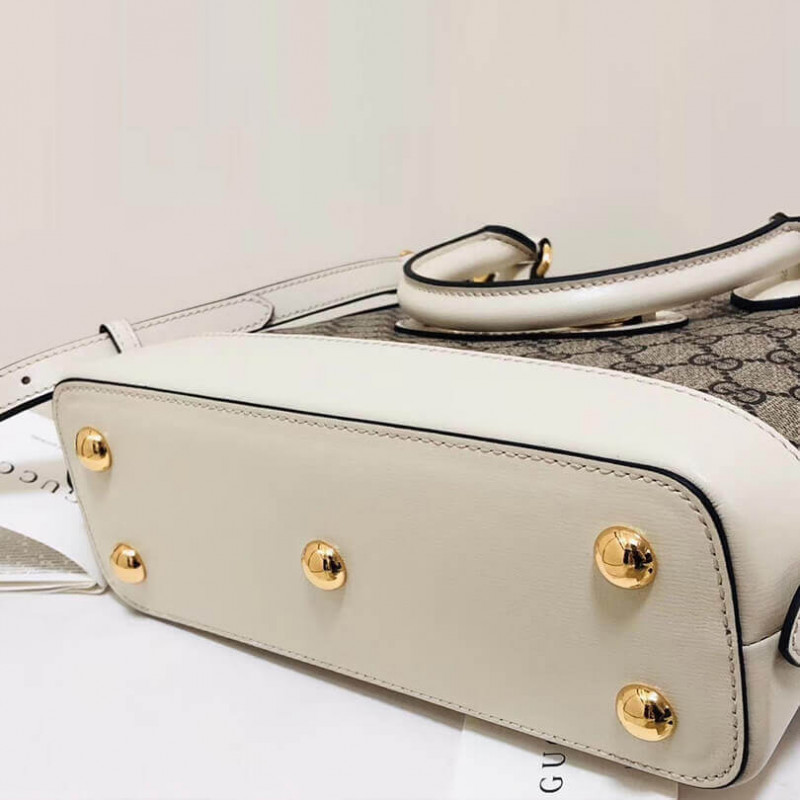 Gucci 1955 Horsebit GG Supreme Small Top Many Bolsa 621220-5