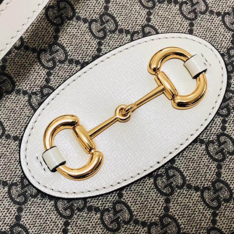 Gucci 1955 Horsebit GG Supreme Small Top Many Bolsa 621220-6