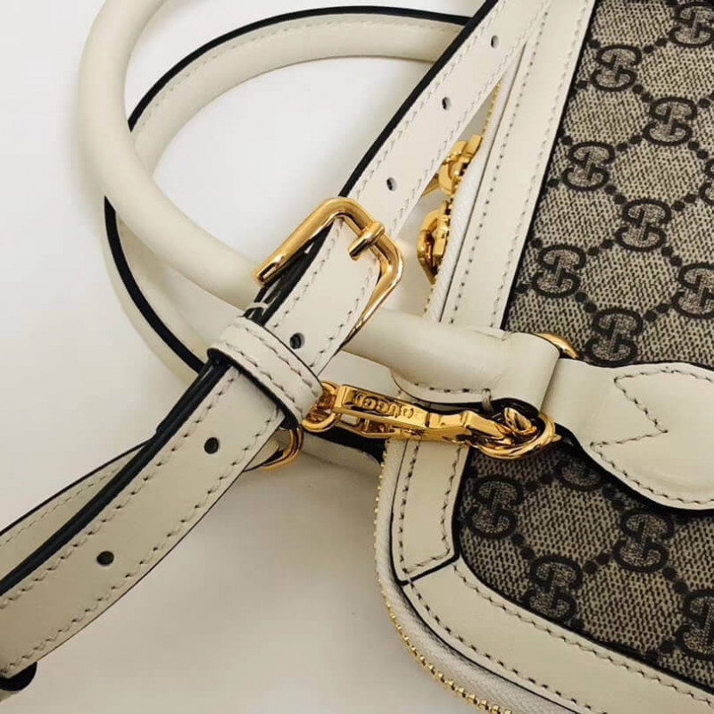 Gucci 1955 Horsebit GG Supreme Small Top Many Bolsa 621220-7