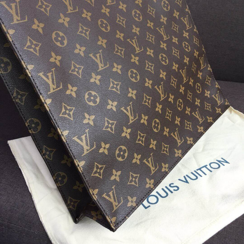 Louis Vuitton Monogram Canvas Sac Plat Tote Bolsa M51140-3