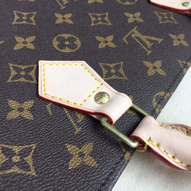 Louis Vuitton Monogram Canvas Sac Plat Tote Bolsa M51140-7