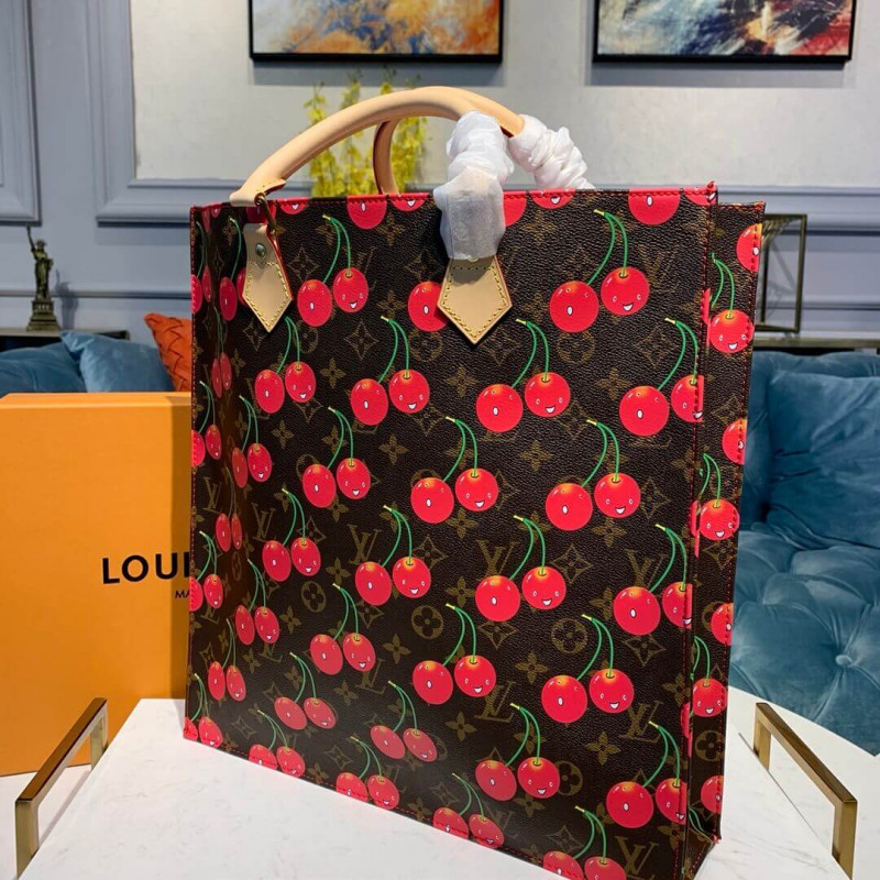 Louis Vuitton Monogram Cherry Sac Plat Tote Bolsa M51140-1