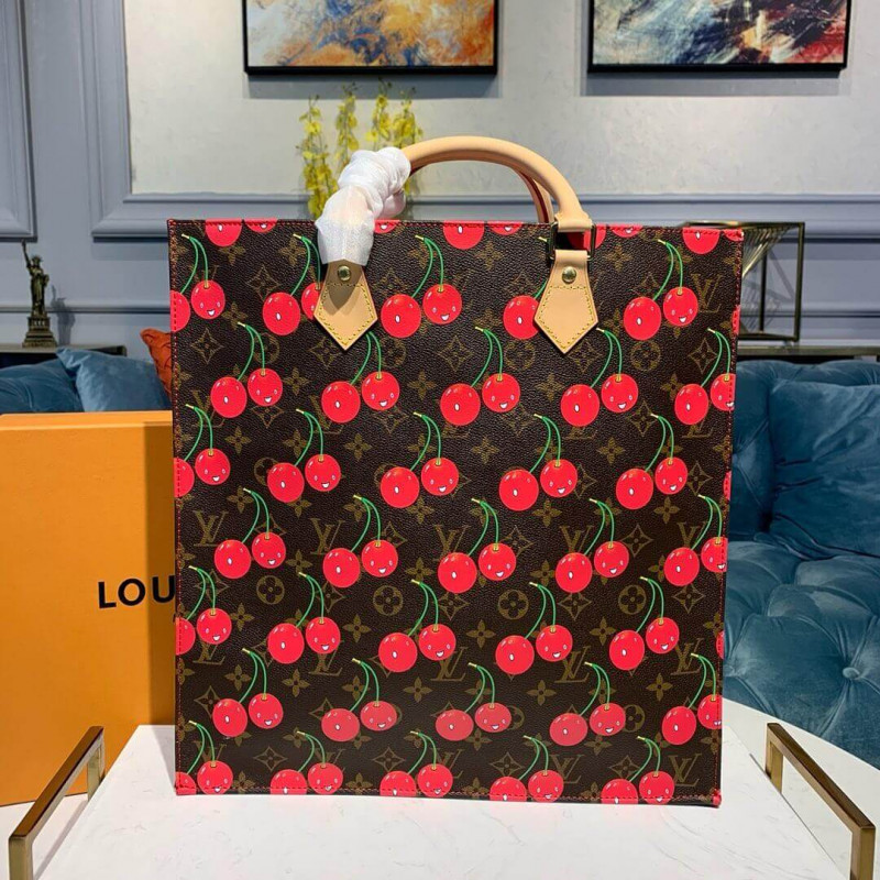 Louis Vuitton Monogram Cherry Sac Plat Tote Bolsa M51140-2