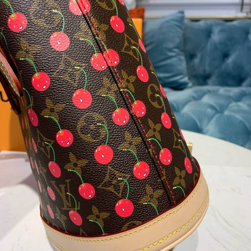 Louis Vuitton Monogram Cherry Petit Bucket M42238-4