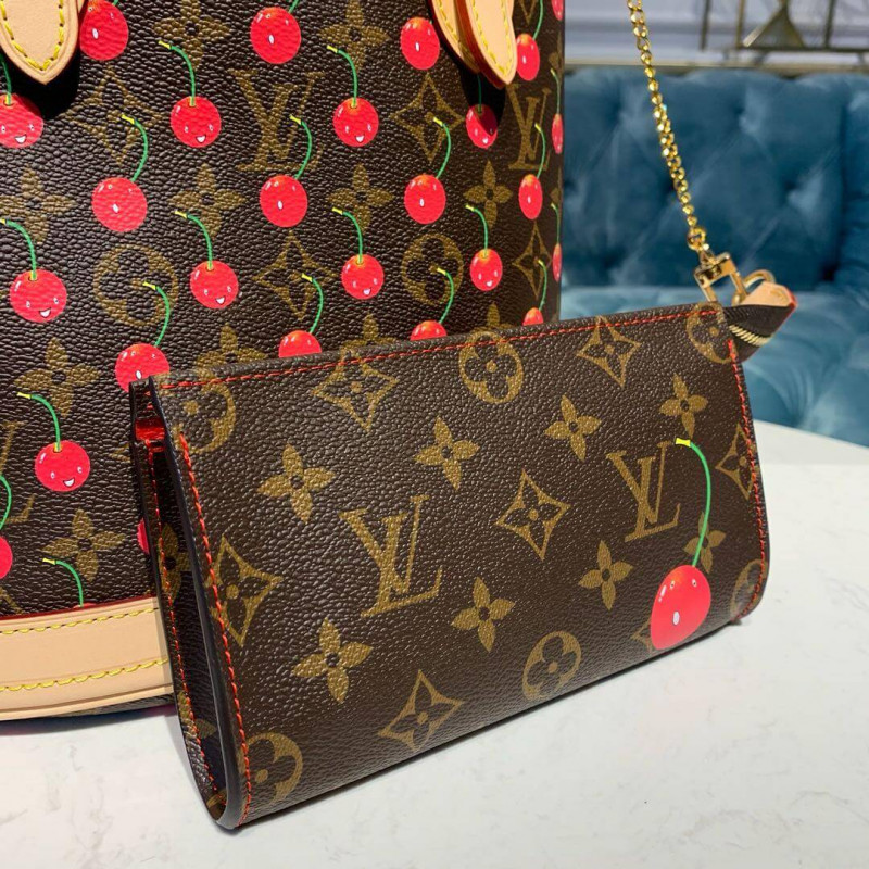 Louis Vuitton Monogram Cherry Petit Bucket M42238-6